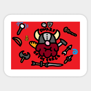 Dwarf banner Sticker